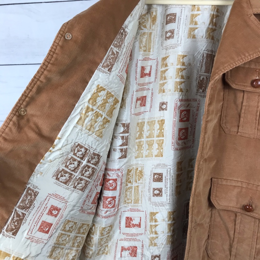 Vintage 1970s English Squire Sz 44 Corduroy Jacket - Picture 4 of 6